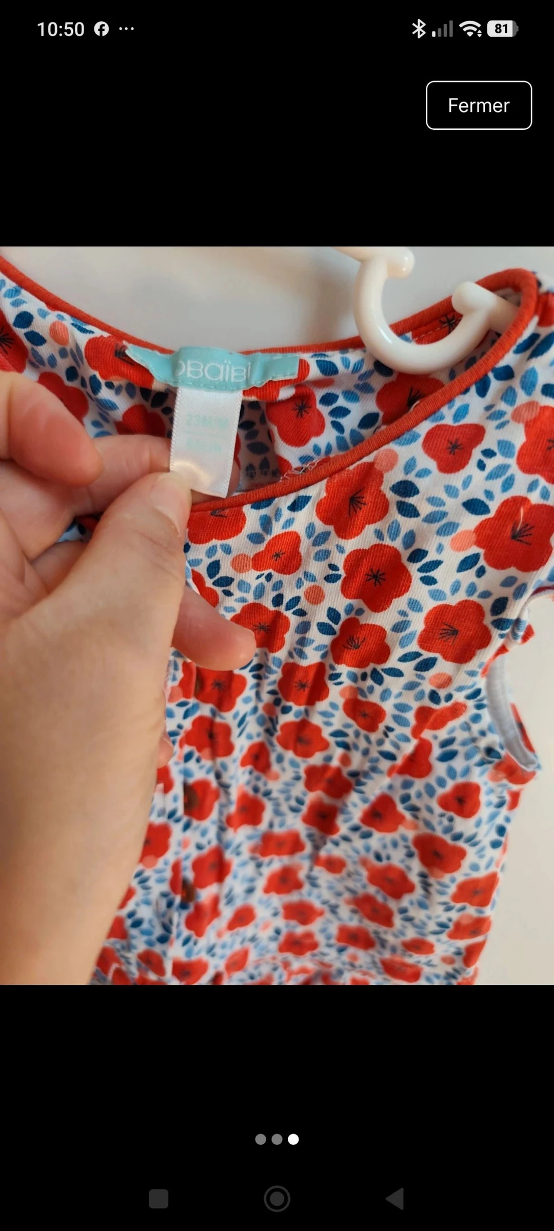 23 months Okaïdi short jumpsuit – photo 3